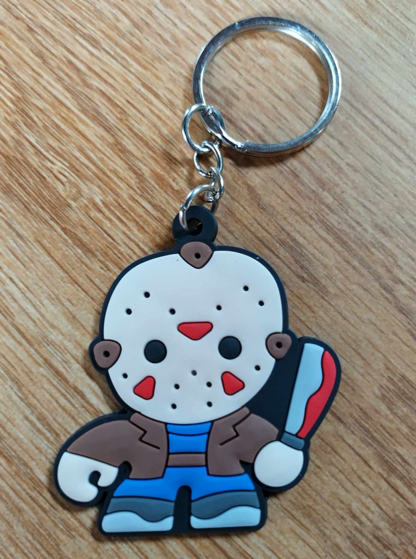 Jason Voorhees with machete Keychain