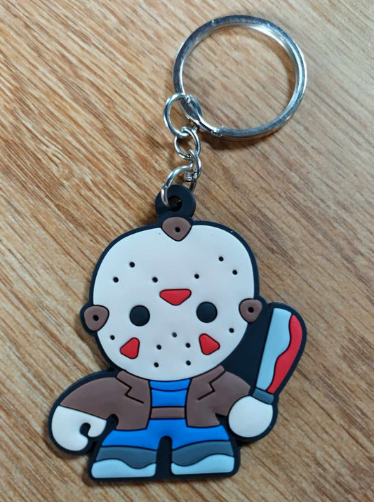 Jason Voorhees with machete Keychain