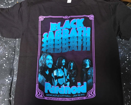 Black Sabbath paranoid Poster T-SHIRT