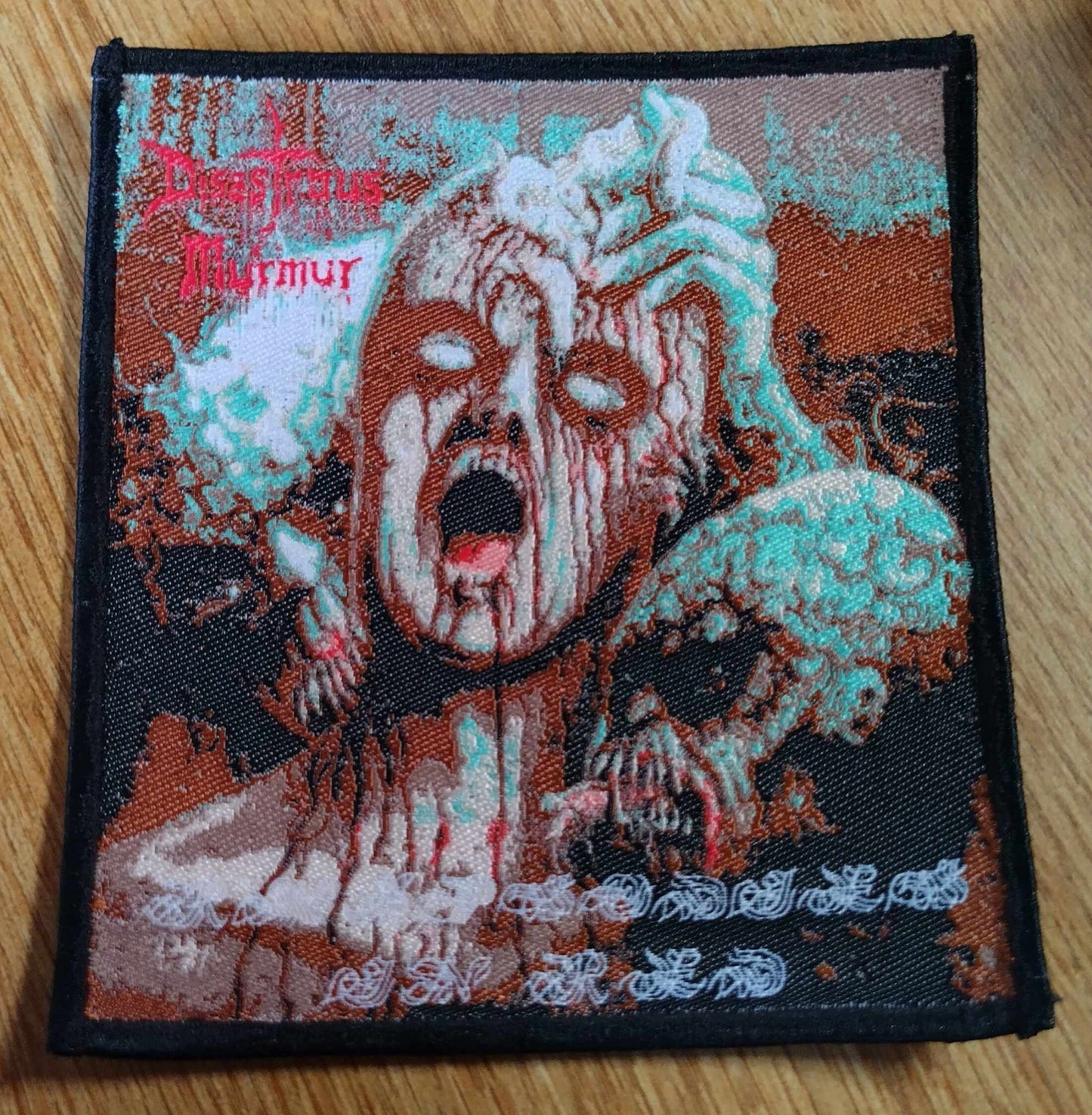 Disastrous Murmur Rhapsodies In Red Woven Patch