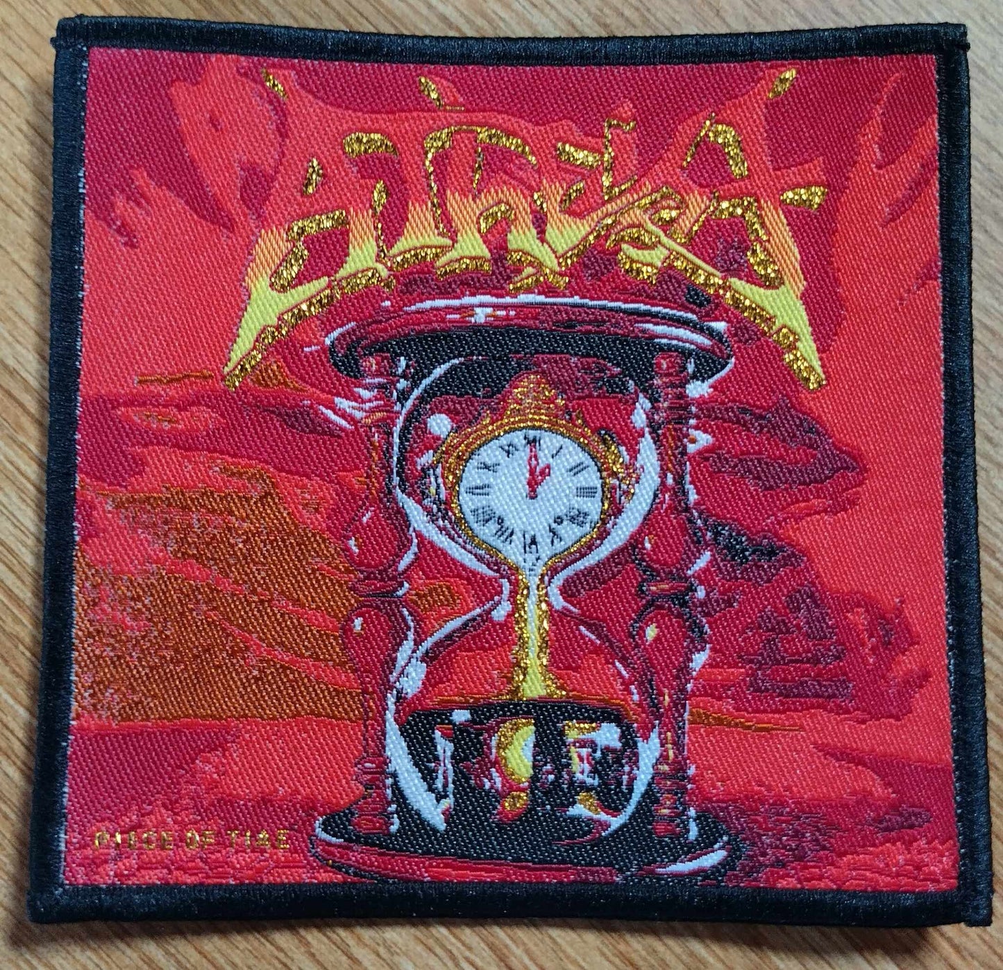 Atheist piece of time Woven Patch