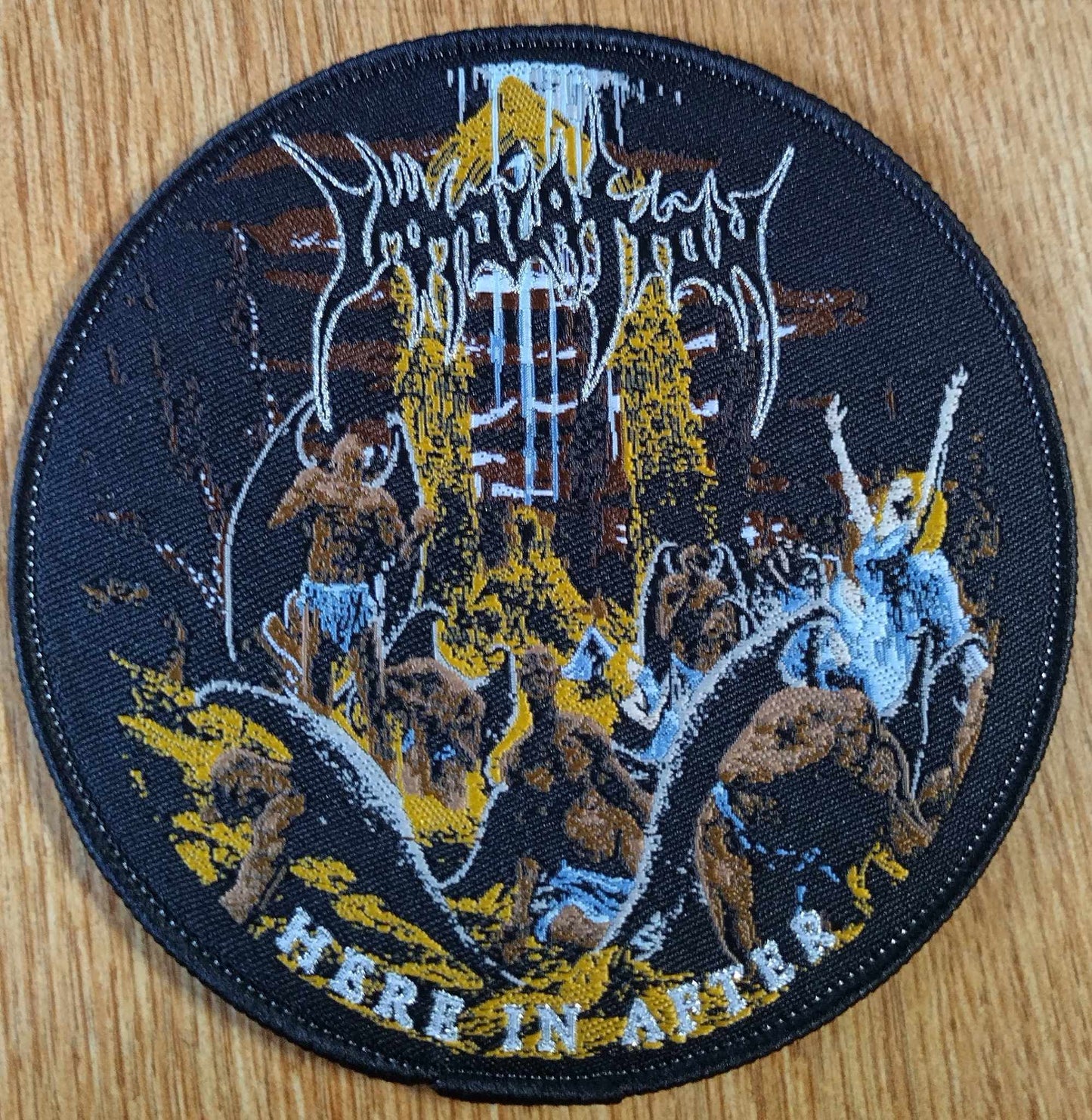 Immolation here in after Woven Patch