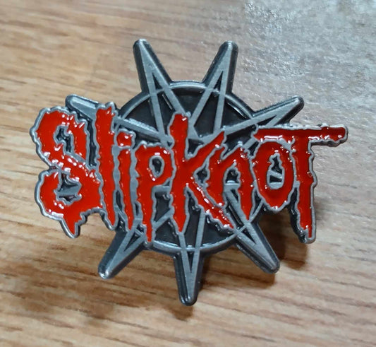 Slipknot red logo LAPEL PIN