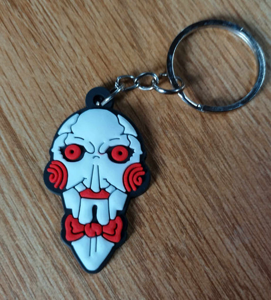 Saw Jigsaw face Keychain