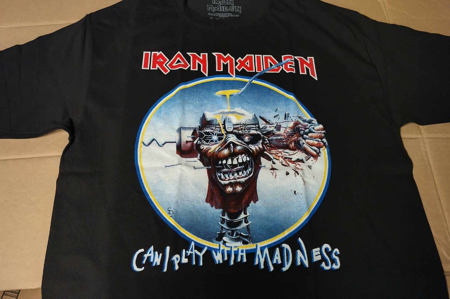 Iron Maiden can i play with madness T-SHIRT