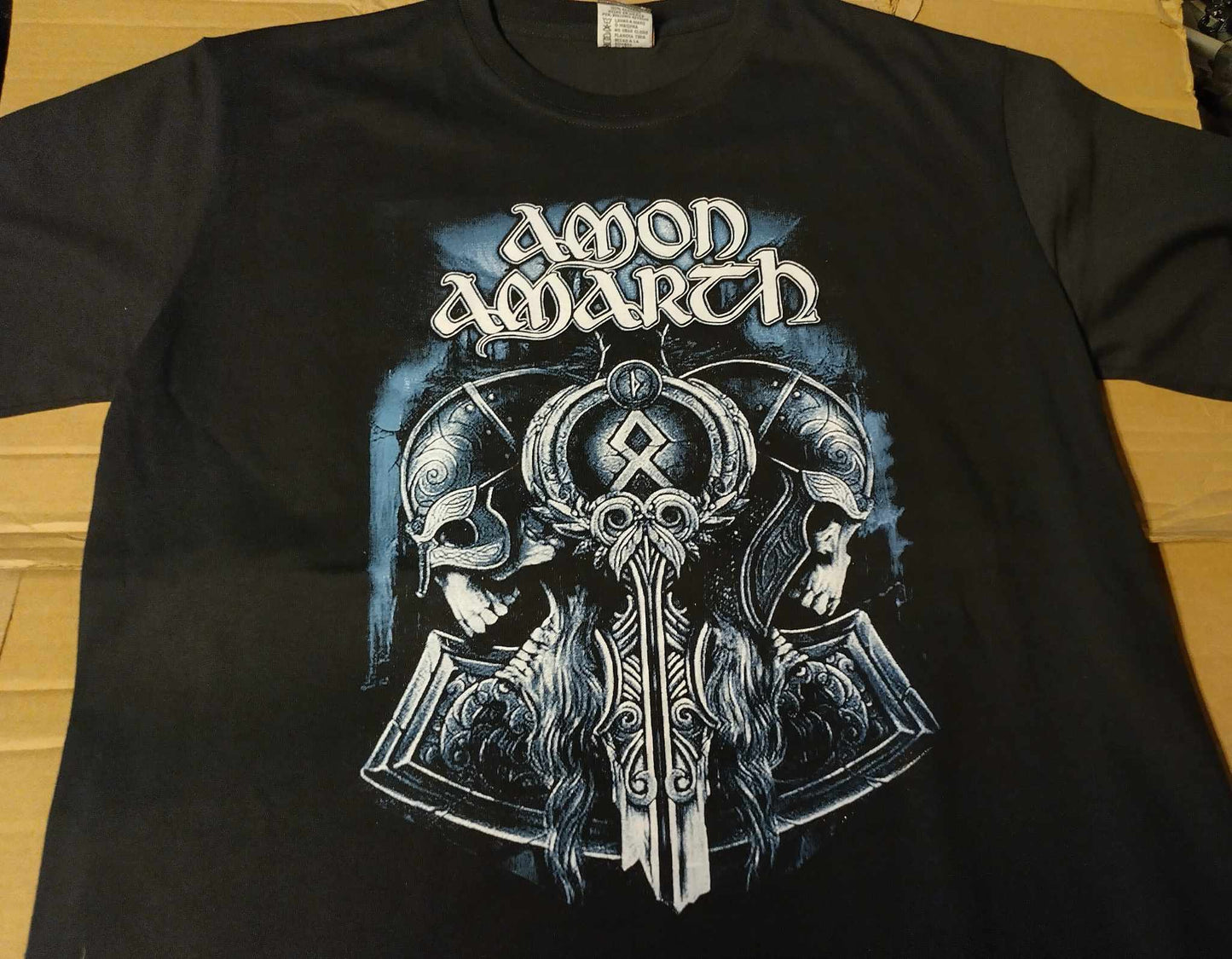 Amon Amarth 2 side skulls T-SHIRT