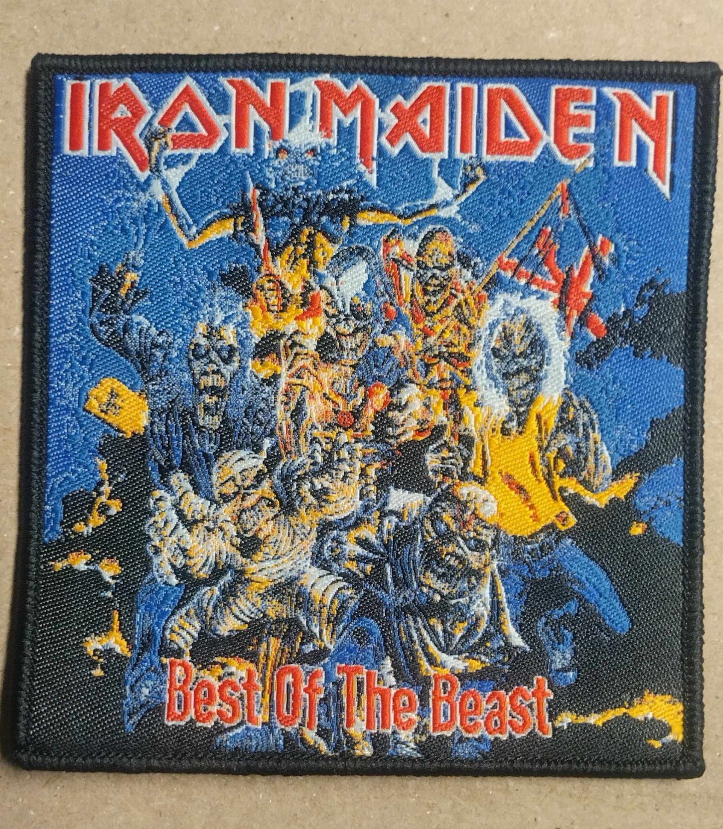 Iron Maiden Best of the beast WOVEN PATCH