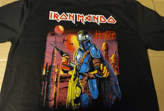 Iron Maiden Mandalorian T-SHIRT