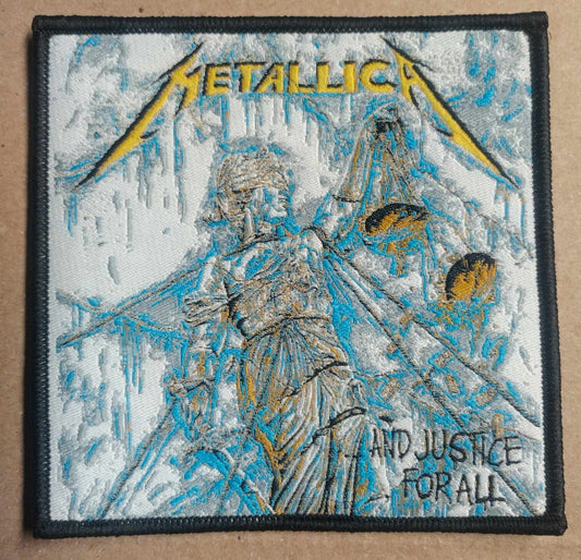 Metallica in justice for all WOVEN PATCH