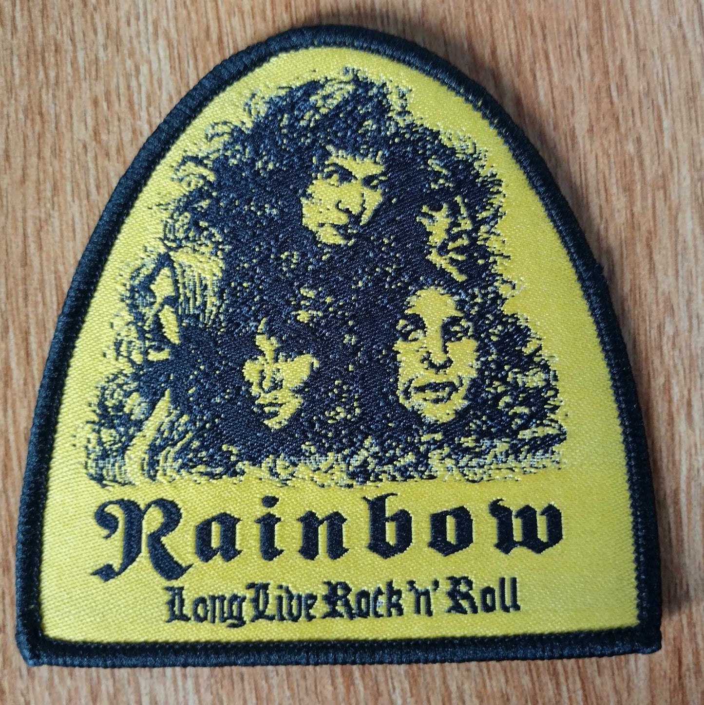 Rainbow long live rock n roll WOVEN PATCH