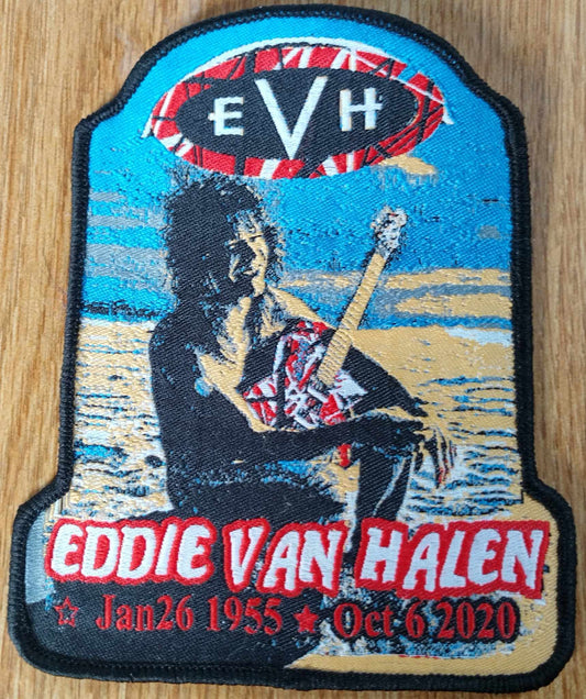 Eddie Van Halen tribute WOVEN PATCH