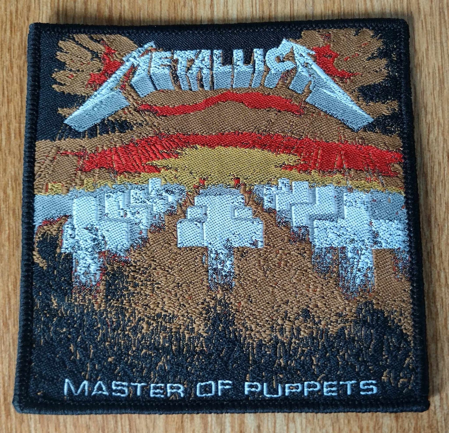 Metallica master of puppets WOVEN PATCH