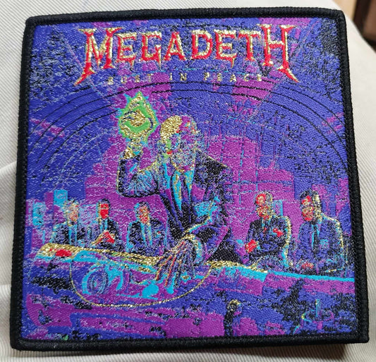 Megadeth Rust in peace WOVEN PATCH