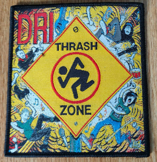 D.R.I Thrashzone WOVEN PATCH