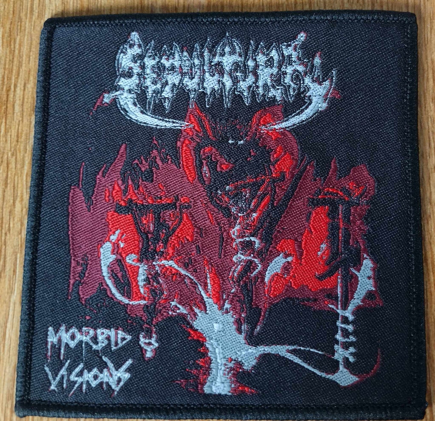 Sepultura morbid visions WOVEN PATCH