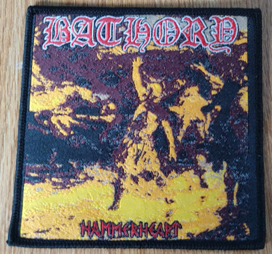 Bathory hammerheart WOVEN PATCH