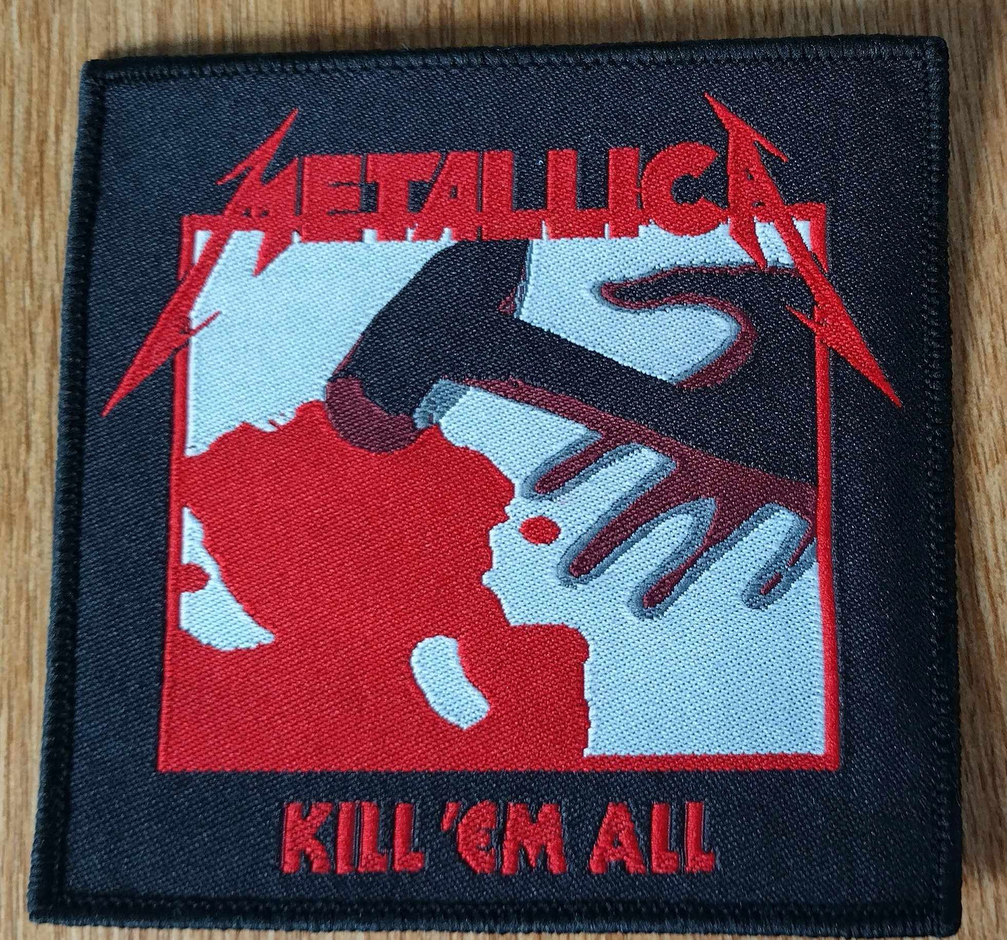 Metallica killem all WOVEN PATCH