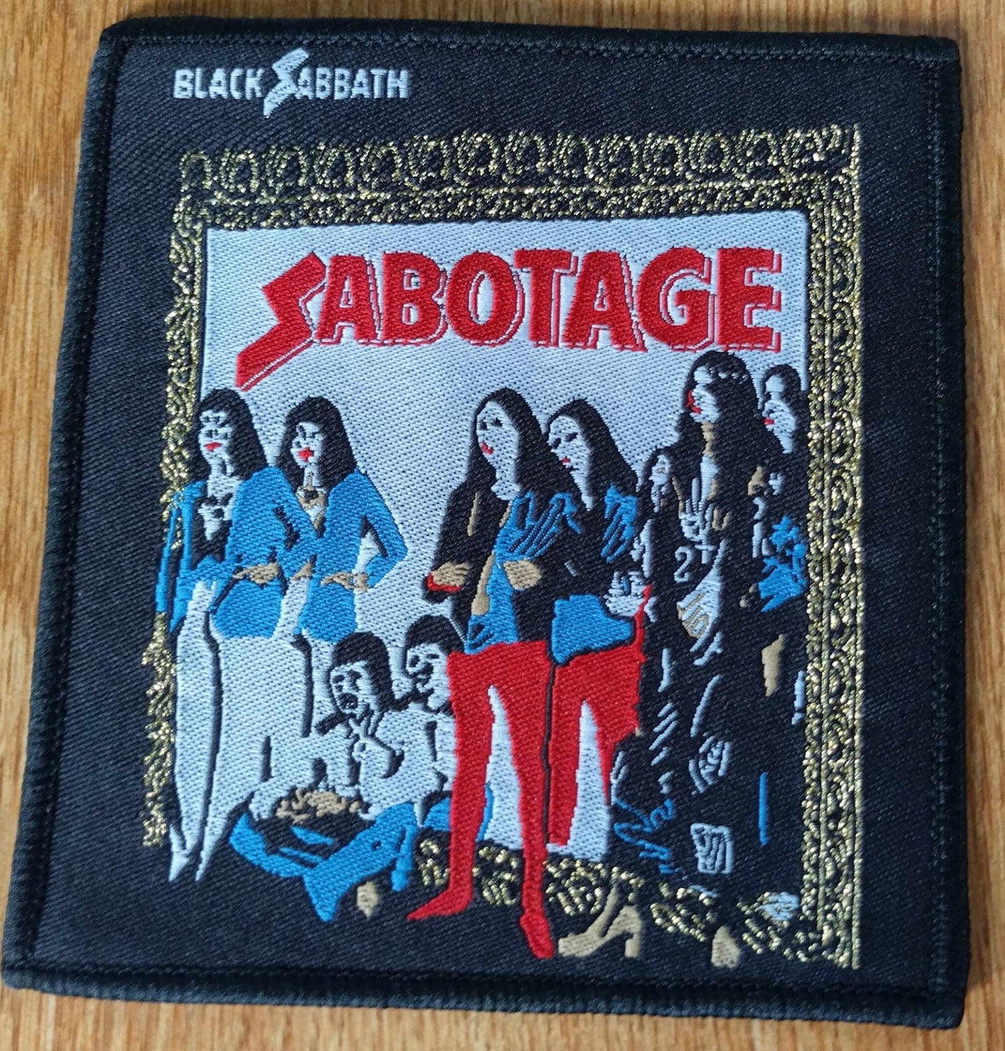 Black Sabbath sabotage WOVEN PATCH