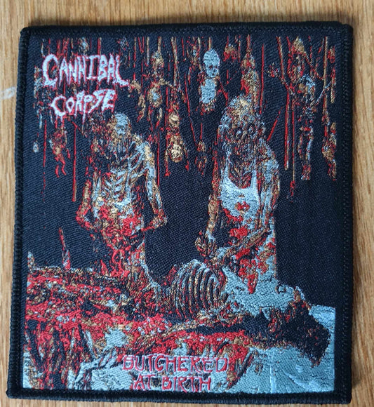 Cannibal Corpse butchered at birth WOVEN PATCH