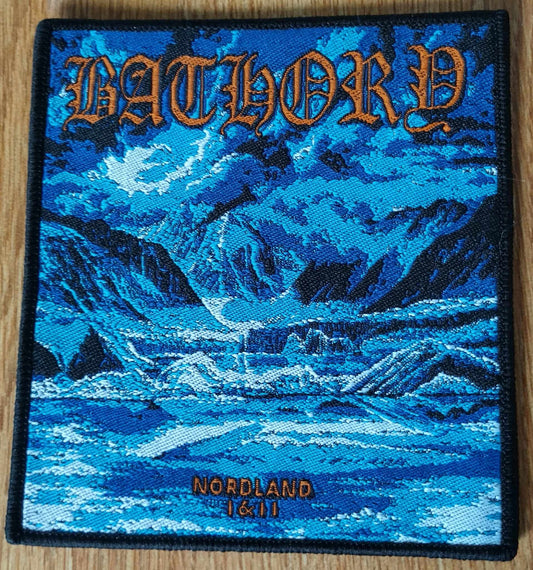 Bathory nordland 1 and 2 WOVEN PATCH