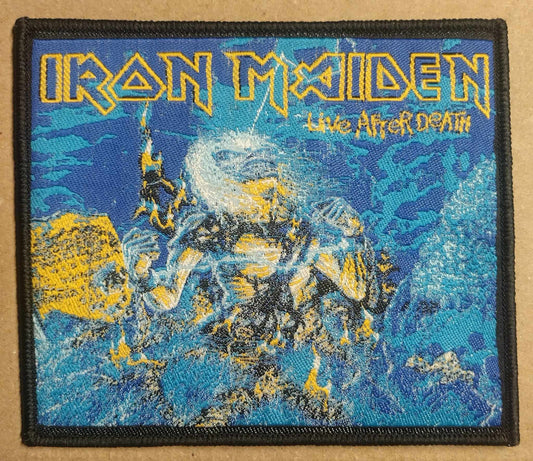 Iron Maiden live after death WOVEN PATCH