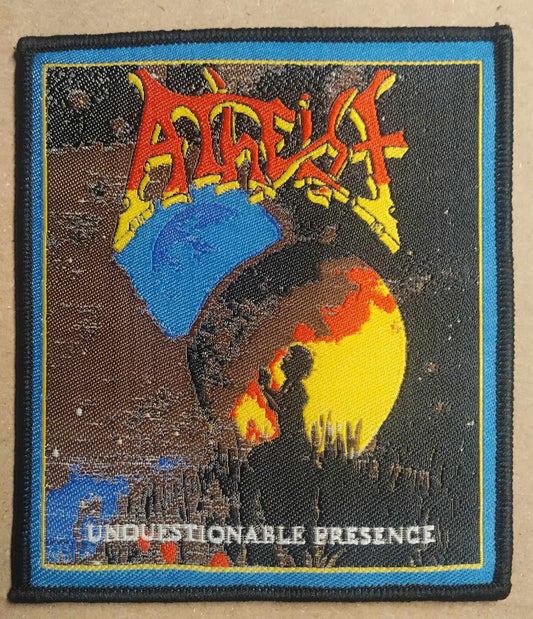 Atheist unquestionable presence WOVEN PATCH