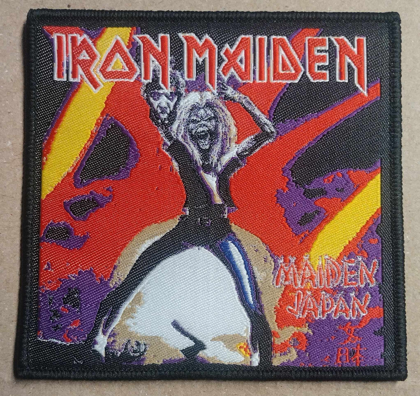 Iron Maiden Maiden Japan WOVEN PATCH