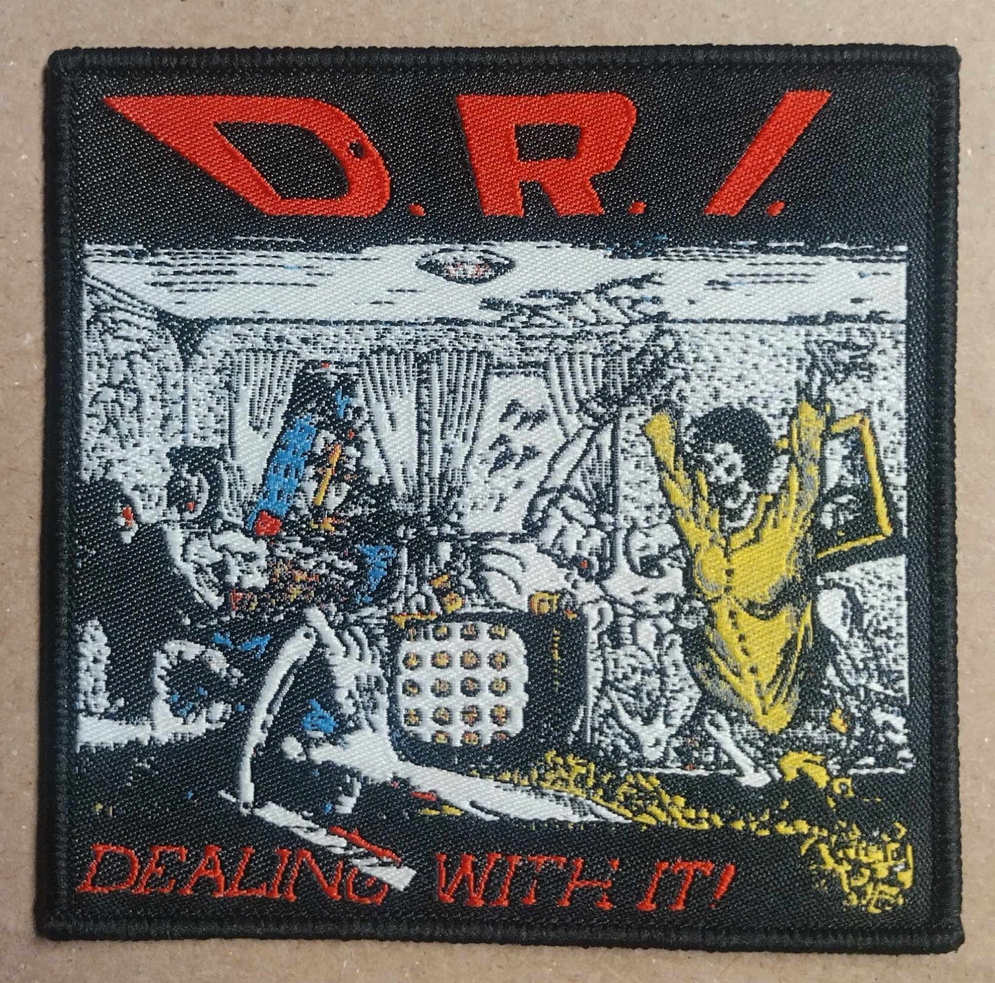 D.R.I Dealing with it WOVEN PATCH