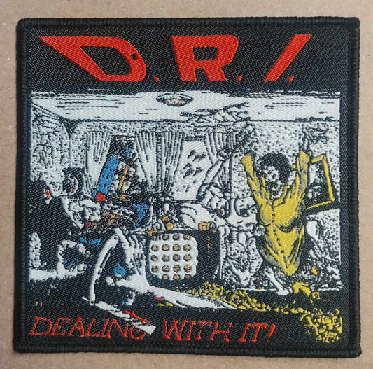 D.R.I Dealing with it WOVEN PATCH