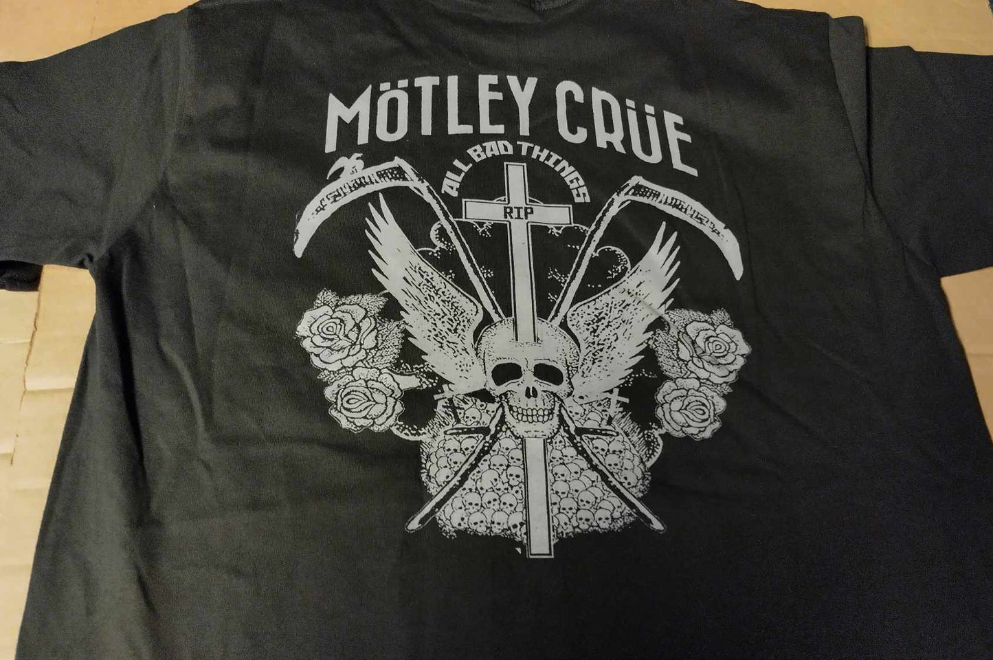 Motley Crue Dr.Feelgood skull Doc T-SHIRT