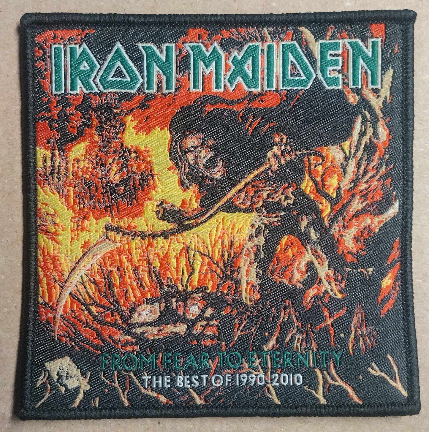 Iron Maiden from fear to eternity WOVEN PATCH