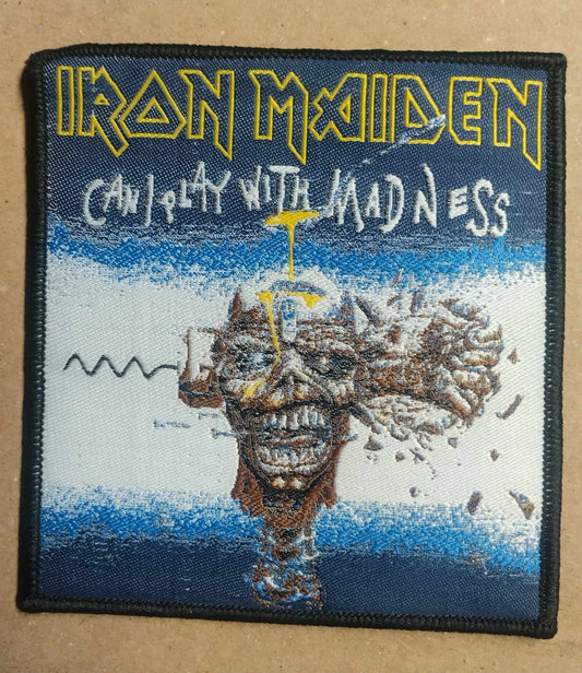 Iron Maiden can i play with madness WOVEN PATCH