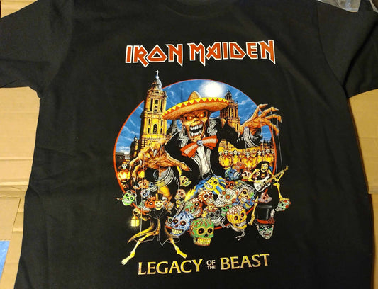 Iron Maiden Dia de los muertos Mexico T-SHIRT