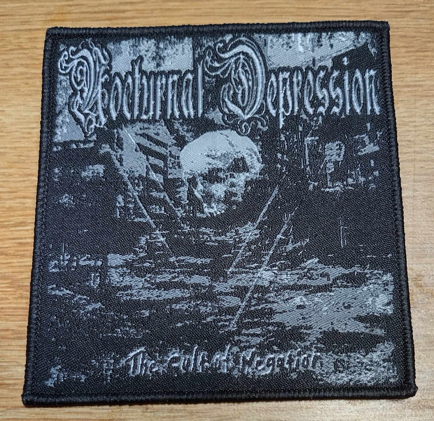 Nocturnal Depression the cult of negation WOVEN PATCH