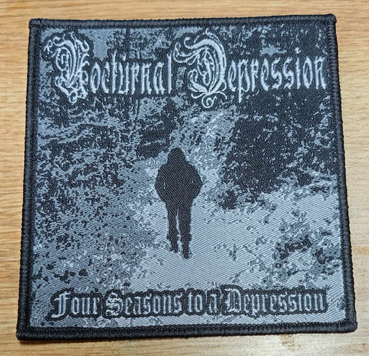 Nocturnal Depression four seasons to a depression WOVEN PATCH