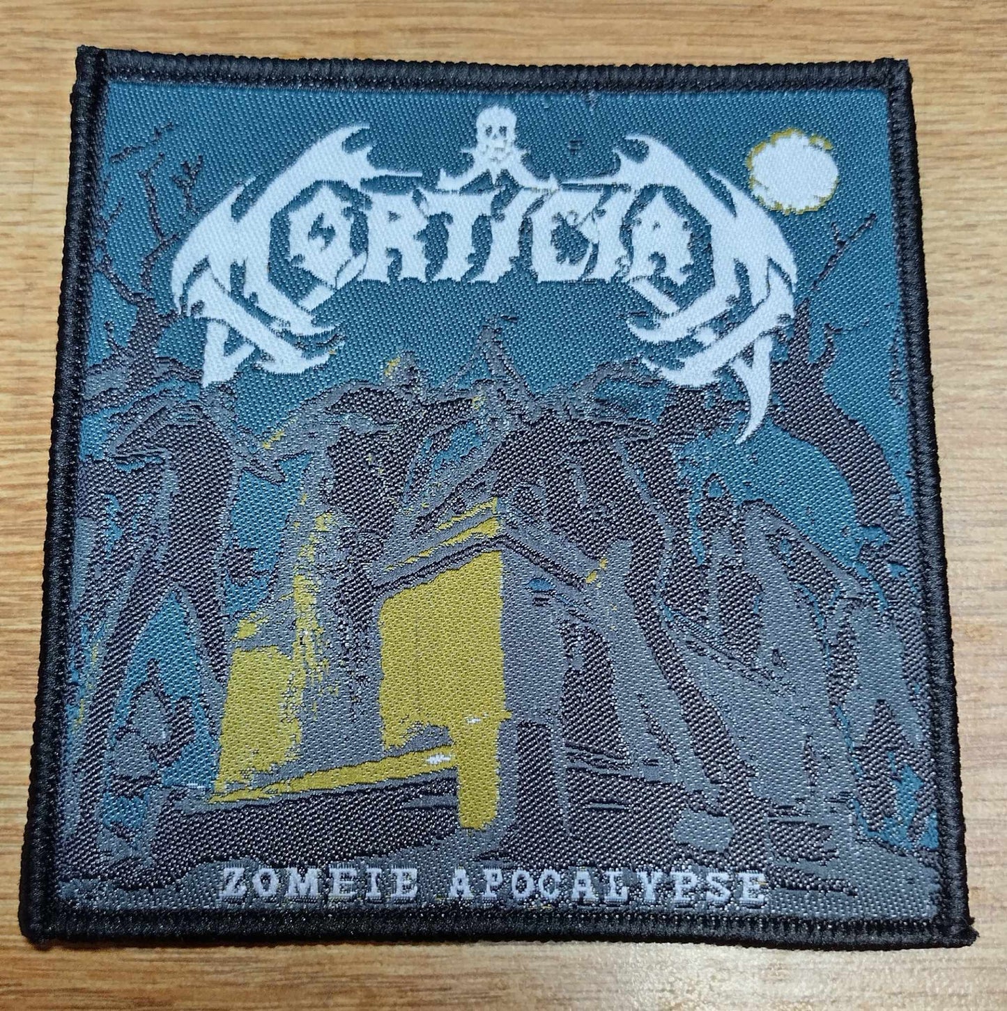 Mortician zombie apocalypse WOVEN PATCH