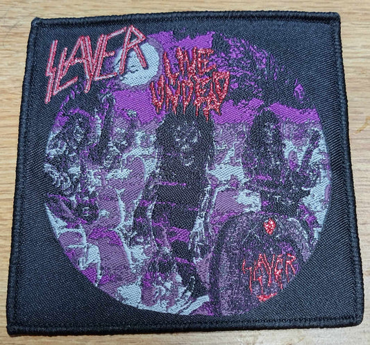 Slayer live undead WOVEN PATCH