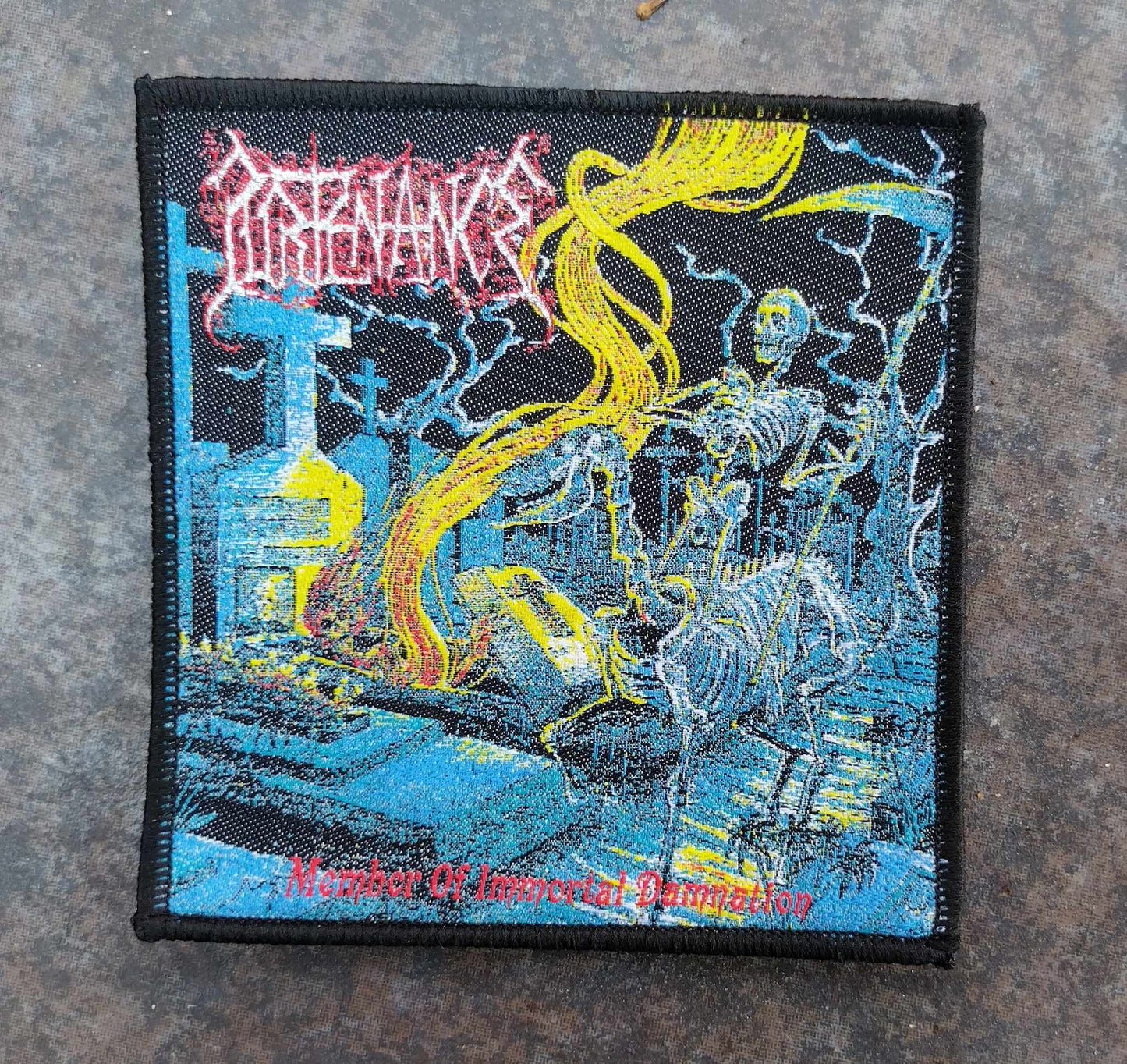 Purtenance Member of immortal damnation WOVEN PATCH