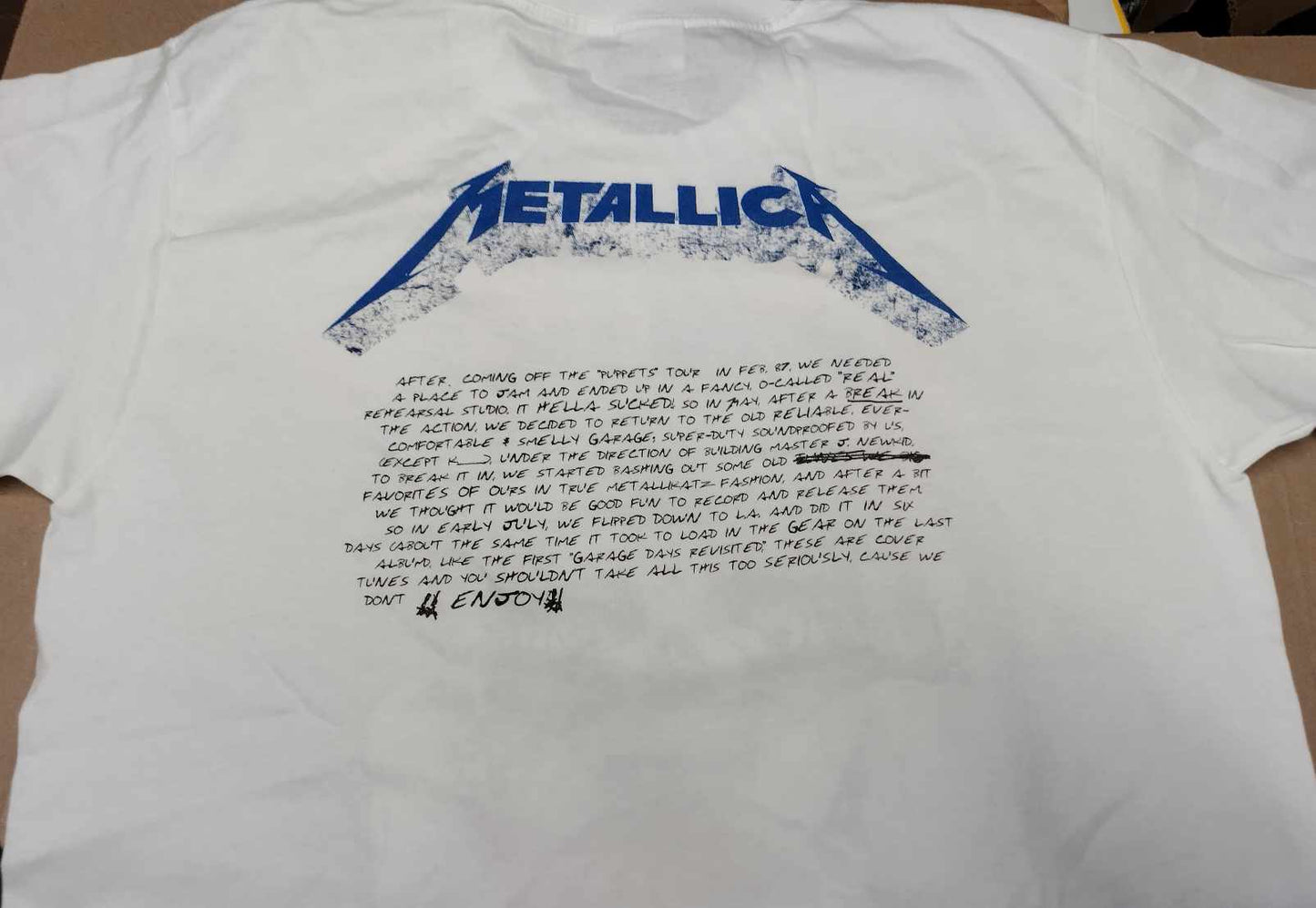 Metallica Crash course in brain surgery T-SHIRT