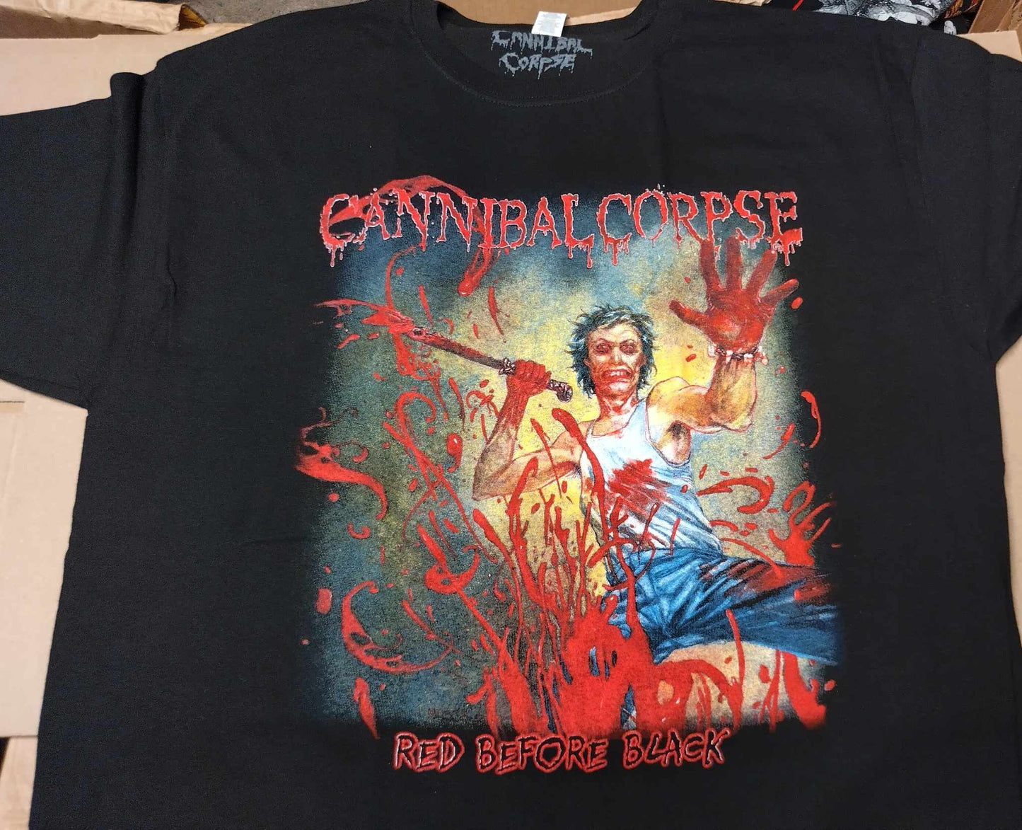 Cannibal Corpse Red before black T-SHIRT