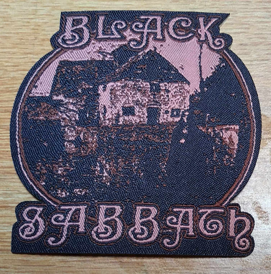 Black Sabbath debut laser cut WOVEN PATCH