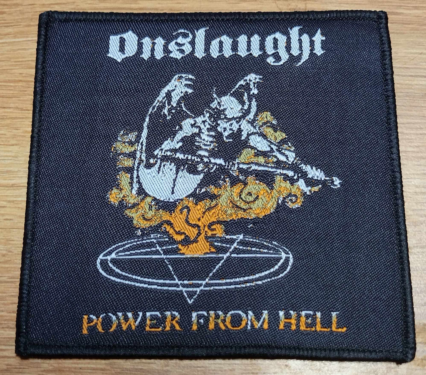 Onslaught power from hell WOVEN PATCH