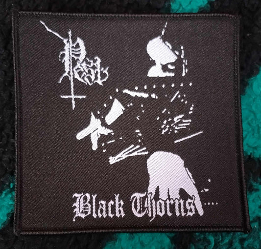 Pest Black Thorns WOVEN PATCH