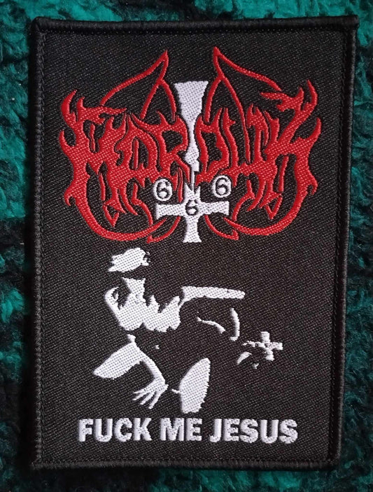 Marduk fuck me jesus bigger logo WOVEN PATCH