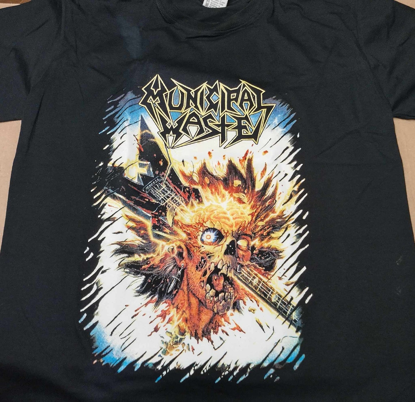 Municipal Waste Electrified Brain T-SHIRT