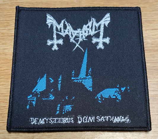 Mayhem demysteriis dom sathanas WOVEN PATCH