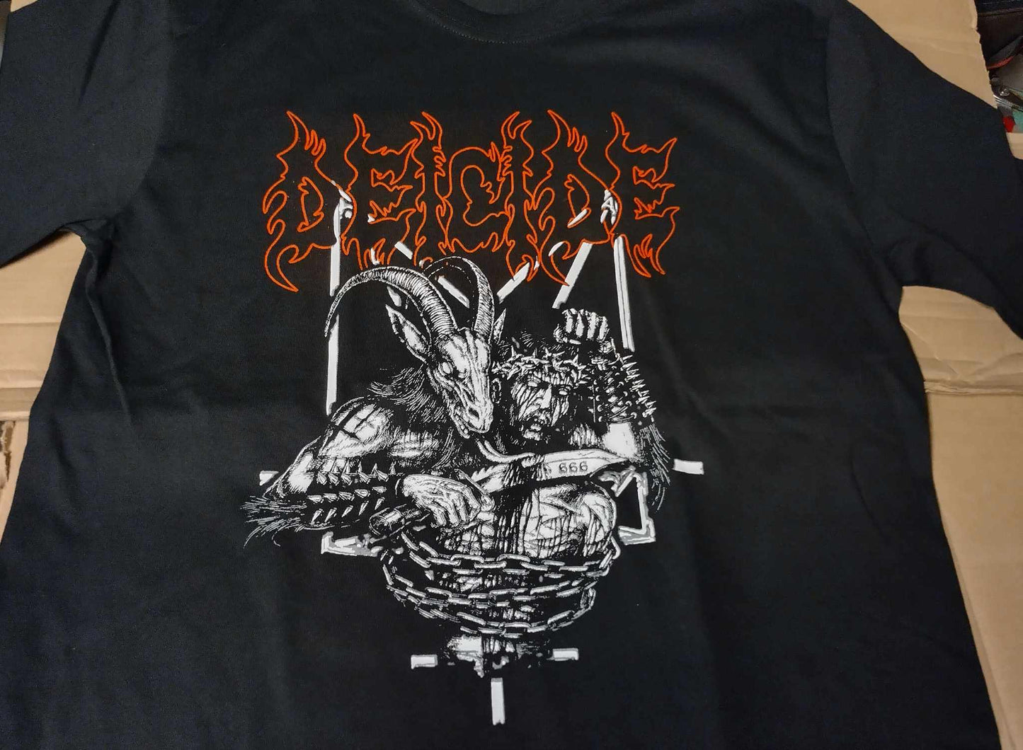 Deicide Goat Demon with Christ T-SHIRT