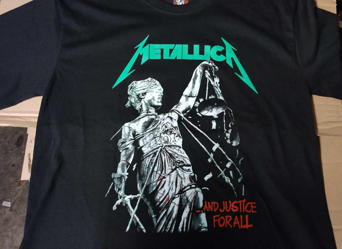 Metallica and justice for all T-SHIRT