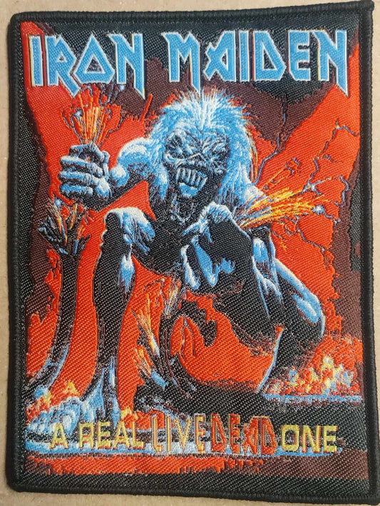 Iron Maiden a real live dead one WOVEN PATCH