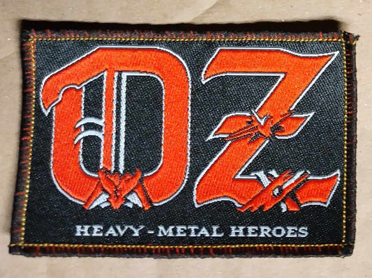 OZ heavy metal heroes WOVEN PATCH